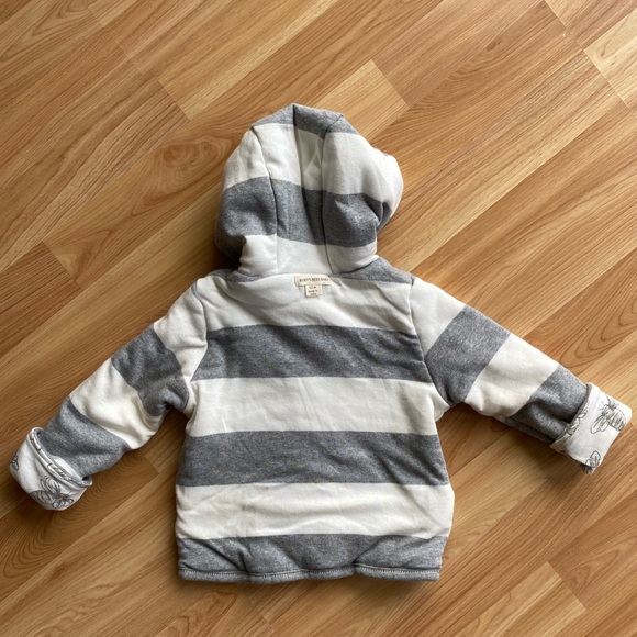 Reversible Baby Button up Hoodie - Picture 7 of 8